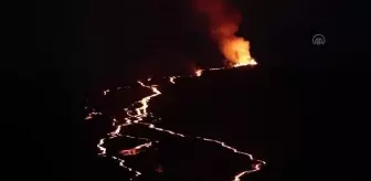Dünyanın en büyük aktif yanardağı Mauna Loa 38 yıl sonra harekete geçti (2)