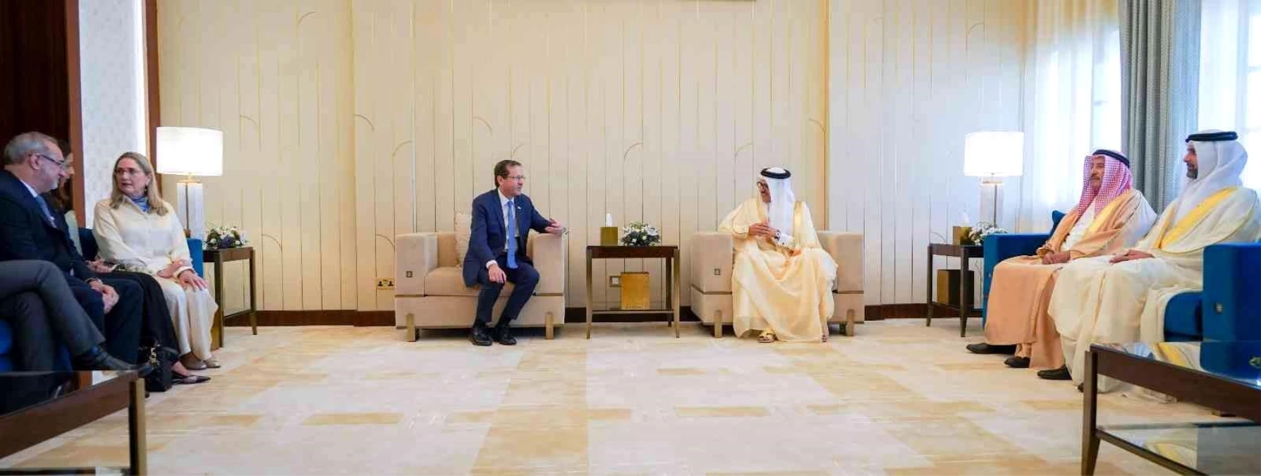 İsrail Cumhurbaşkanı Herzog, Bahreyn\'de