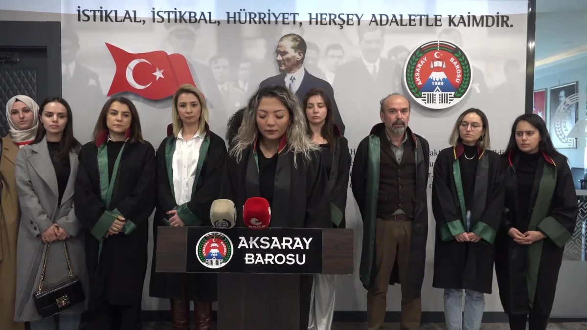 Aksaray Barosu: Melike Arıbaş\'ın Kamuya Açık Bir Yerde Katledilmesi, Kadın Cinayetlerinin Ne Kadar Rahat İşlenir Hale Geldiğini Göstermesi Açısından...