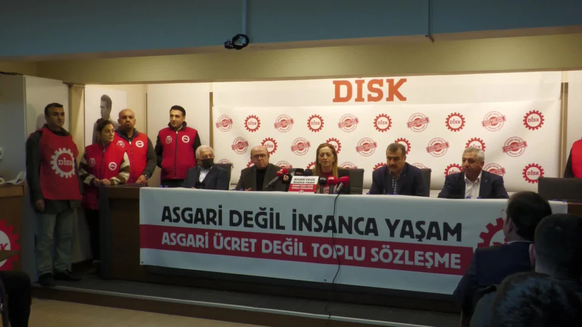 Disk Genel Başkanı Çerkezoğlu: Asgari Ücret, En Az, Net 13 Bin 200 Lira Olmalı