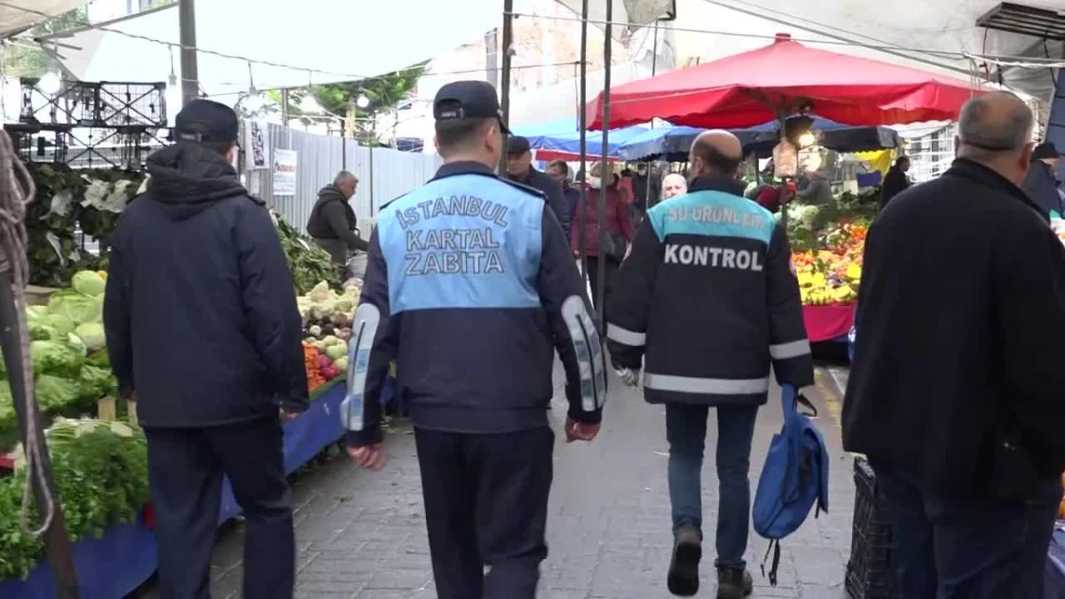 Kartal\'da, Balık Tezgâhlarına Sıkı Denetim