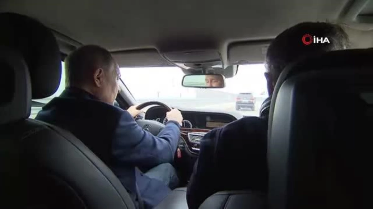 Putin saldırı sonrası onarılan Kırım Köprüsü\'nü ziyaret ettiPutin, köprü üzerinde araç kullandı
