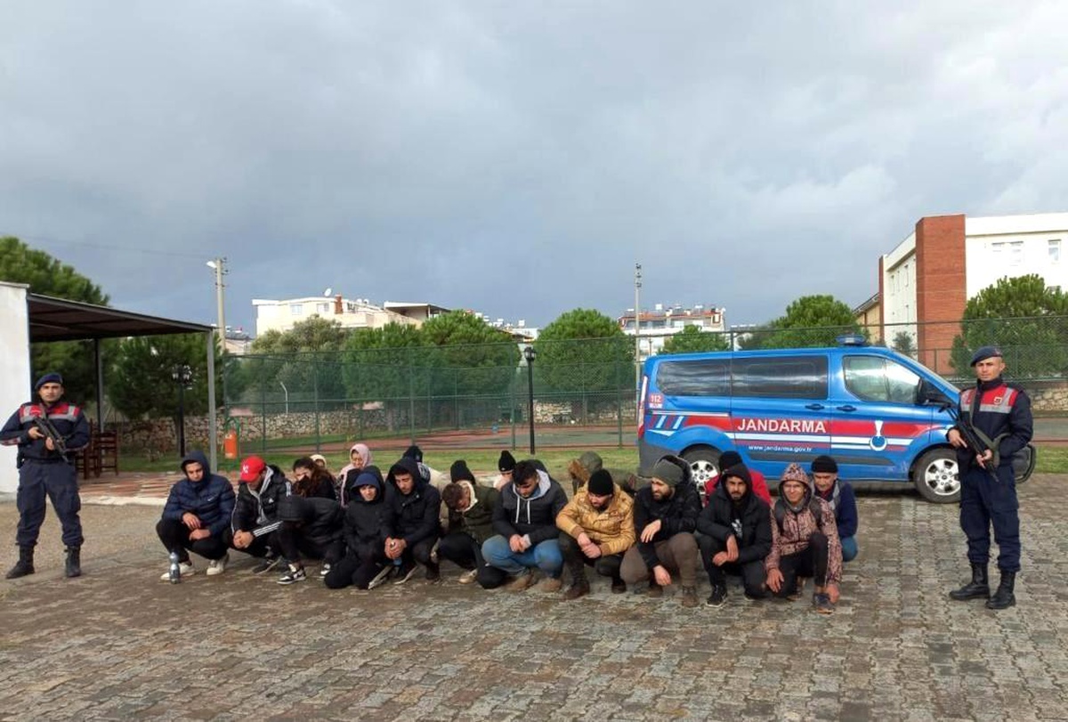 Söke\'de 31 düzensiz göçmen yakalandı