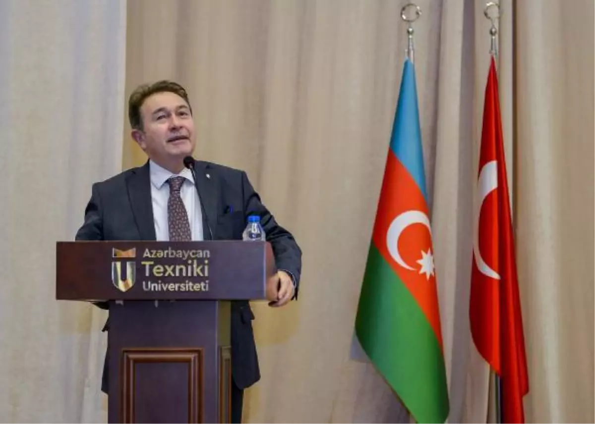 TEDÜ Rektörü Prof. Dr. Sabuncuoğlu, Azerbaycan\'da 52 üniversite rektörüne konferans verdi