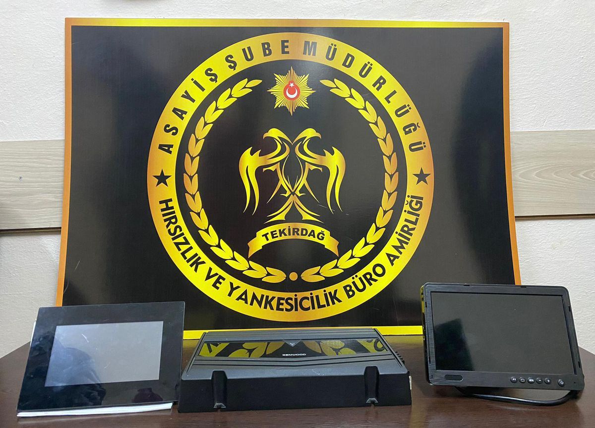 Tekirdağ\'da karavandan hırsızlık yaptığı öne sürülen şüpheli tutuklandı