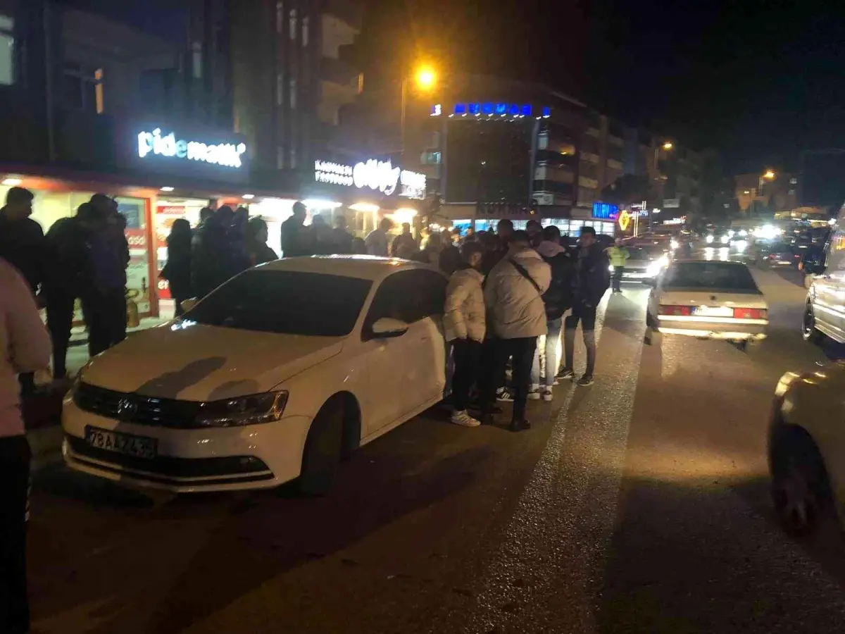 Yayaya çarpan otomobil sürücüsü 141 promil alkollü çıktı