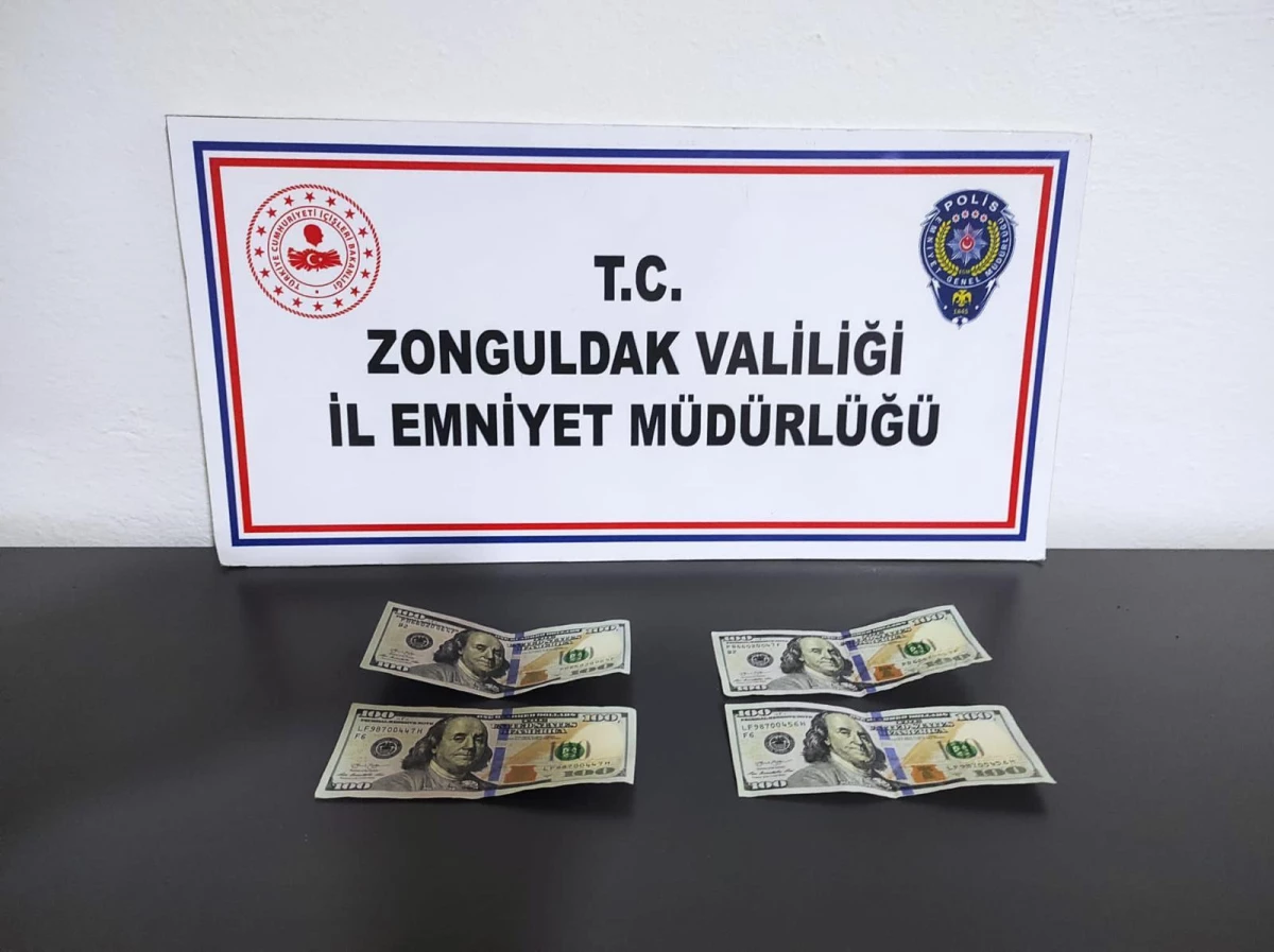 Zonguldak\'ta sahte dolarla yakalanan 3 şüpheli gözaltına alındı