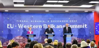 Arnavutluk'ta düzenlenen AB-Batı Balkanlar Zirvesi sona erdi