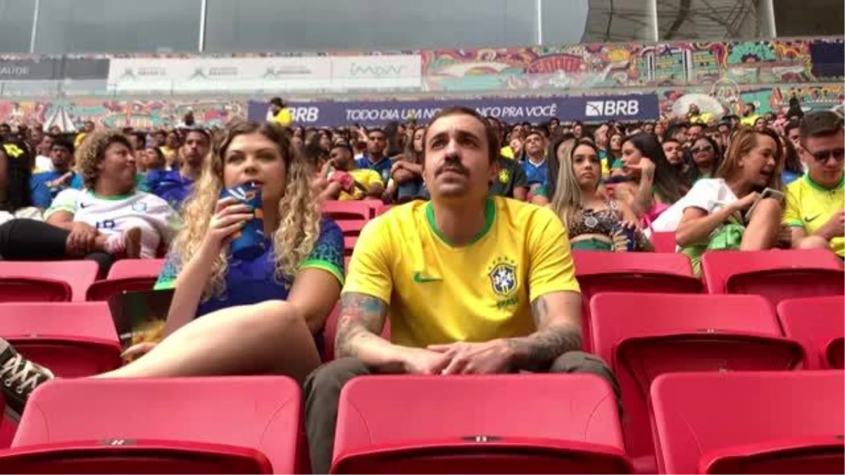 Brezilyalı taraftarların galibiyet coşkusu