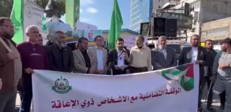 Gazze'de Dünya Engelliler Günü