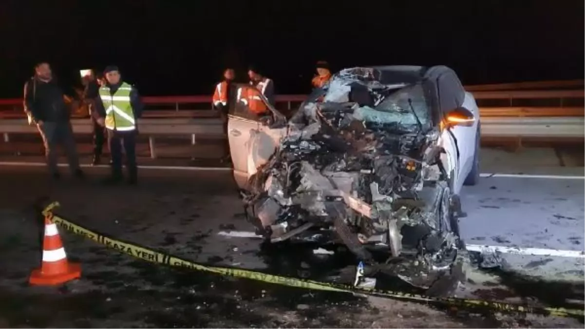 KIRIKKALE\'DE ZİNCİRLEME KAZA: 1 ÖLÜ 4 YARALI