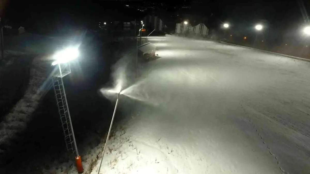 Palandöken Kayak Merkezi\'nde sezon hazırlığı devam ediyor