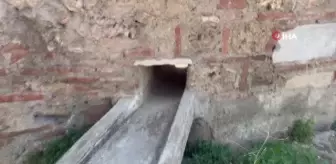 Tarihi Lefke Kapı'daki suyolunda Osmanlı kitabesi bulundu