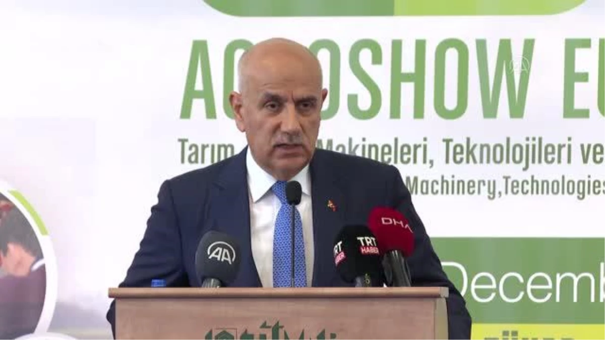 Tarım ve Orman Bakanı Kirişci : "Bu yıl 127 milyon tonu bulan bitkisel üretim gerçekleştirmiş olacağız"