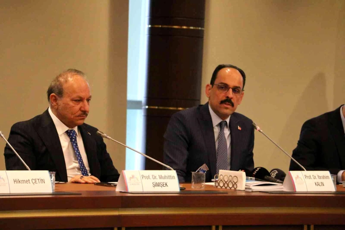 Cumhurbaşkanlığı Sözcüsü Kalın, "Türkiye-Kazakistan Eğitim İşbirliği Çalıştayı"nda konuştu Açıklaması