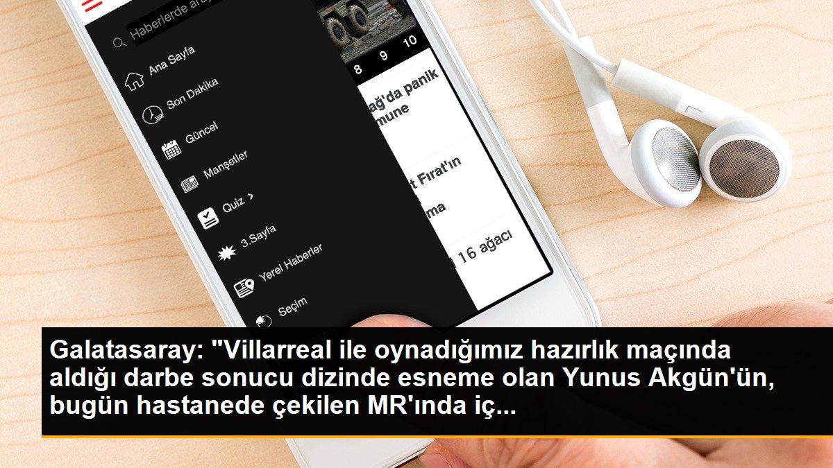 Galatasaraylı futbolcu Yunus Akgün\'ün sakatlığı