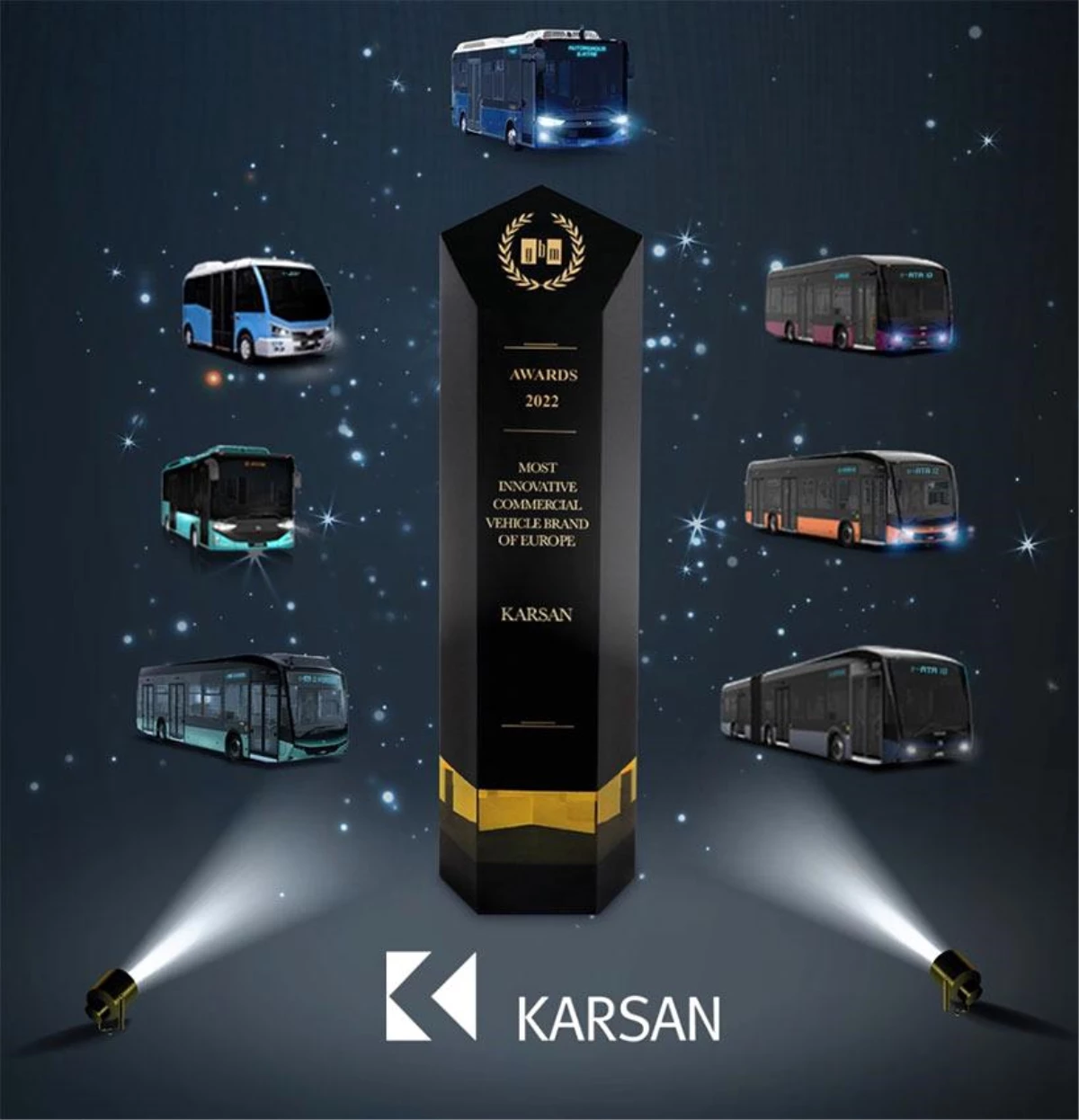 Karsan\'a Avrupa\'nın En Yenilikçi Ticari Araç Markası Ödülü