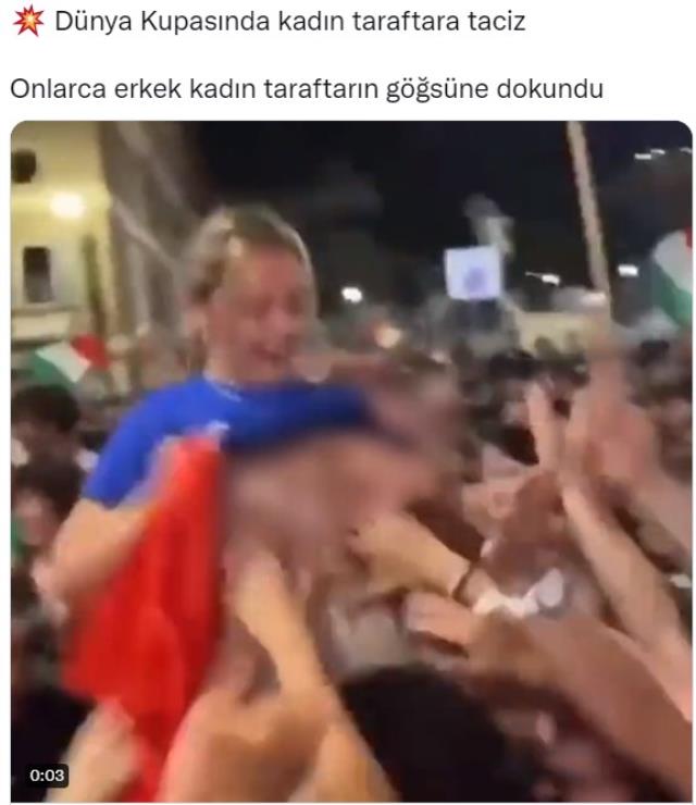Katar'da düzenlenen Dünya Kupası'nda kadın taraftara yönelik taciz anını yansıtan görüntü yeni değil Katar'da düzenlenen Dünya Kupası'nda kadın taraftara yönelik taciz anını yansıtan görüntü yeni değil