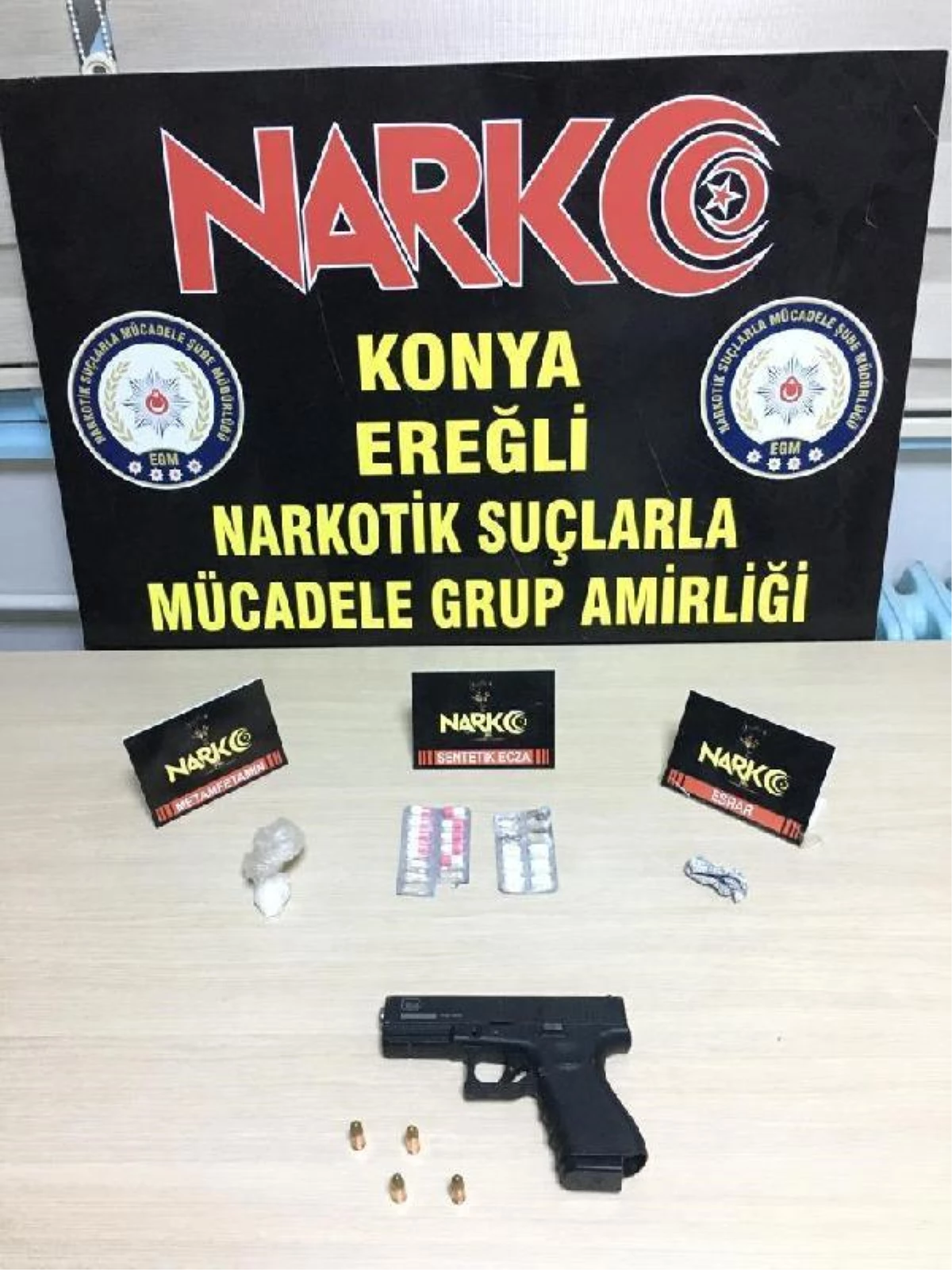 Konya'da uyuşturucu operasyonu: 21 gözaltı