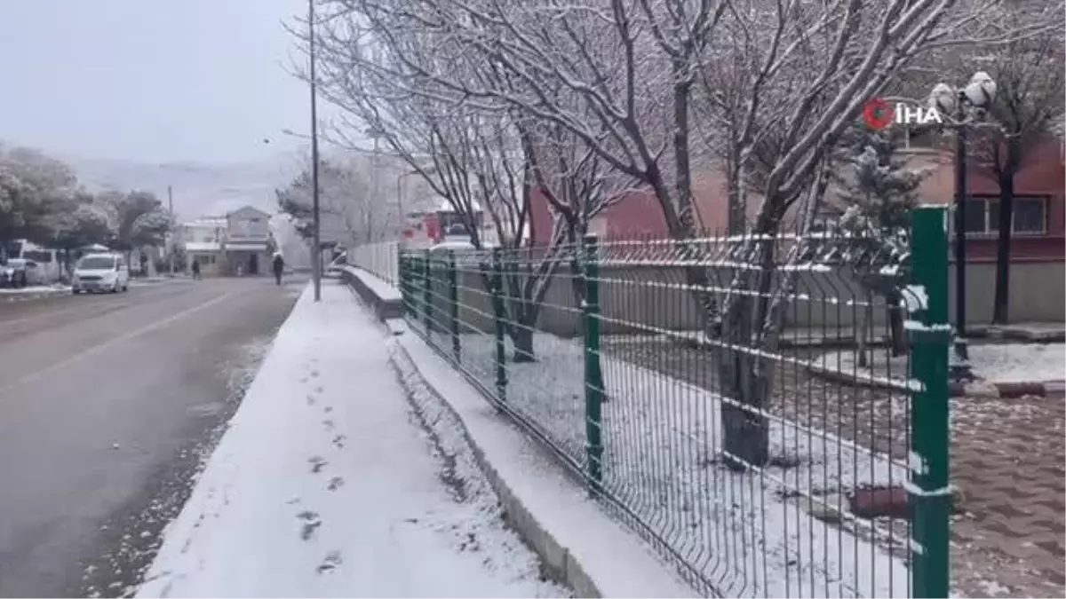 Muradiye'de beyaza büründü