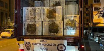 1 milyon liralık çamaşır makinelerini depoya saklayan şoföre gözaltı