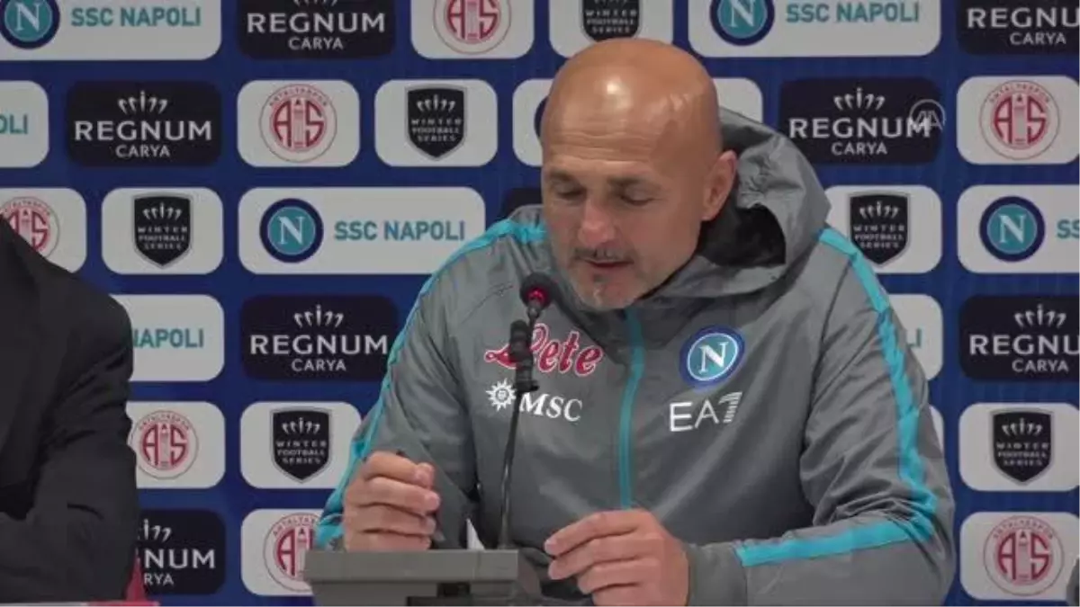 Antalyaspor-Napoli maçının ardından - Luciano Spalletti