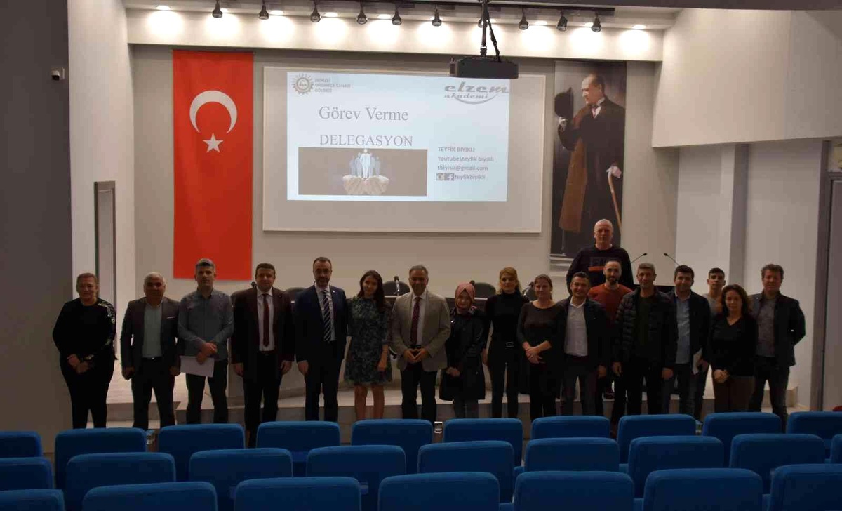 Denizli OSB\'de \'Görev verme ve delegasyon\' eğitimi verildi