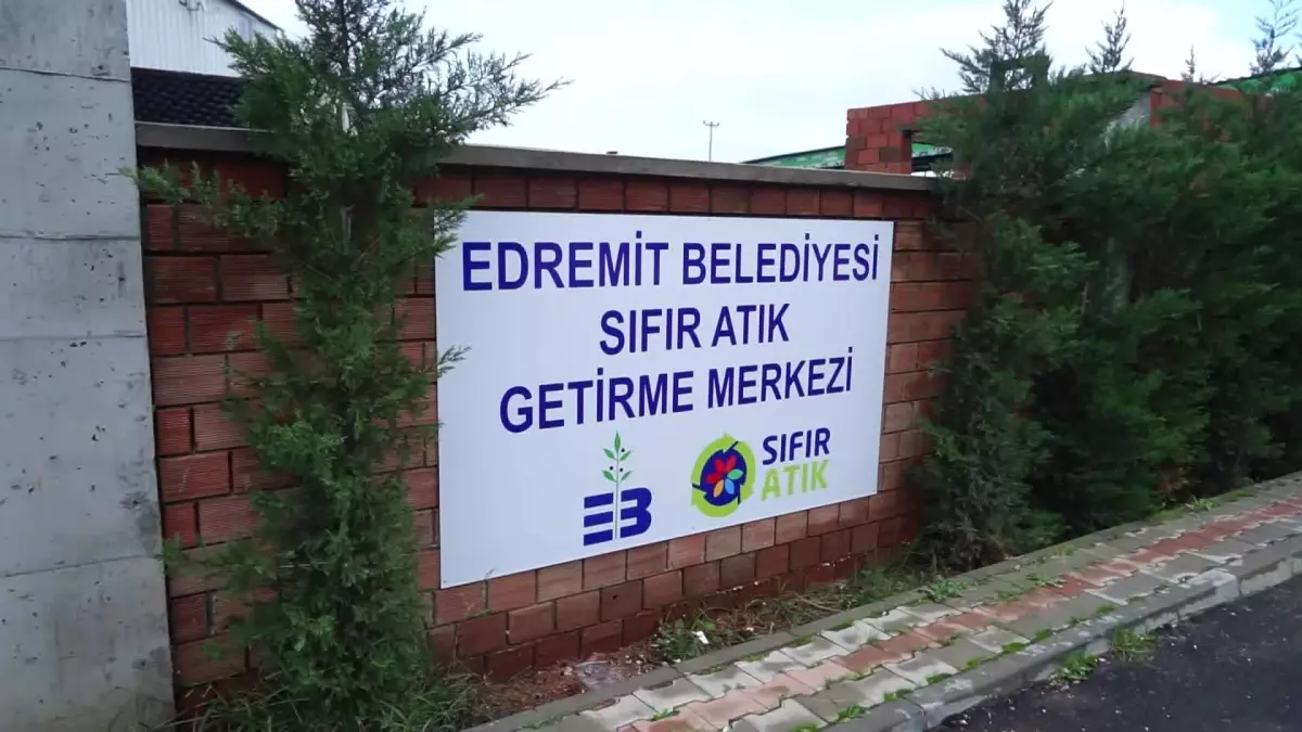 Edremit\'te Sıfır Atık Geri Getirme Merkezi Hayata Geçiyor