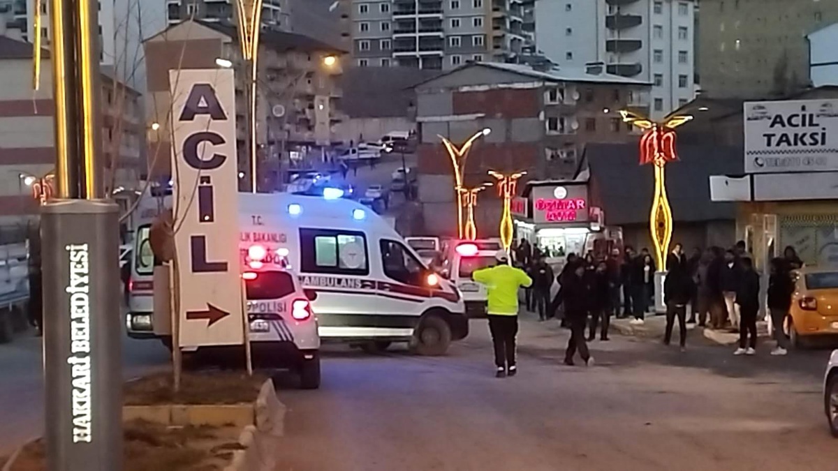 Hakkari\'de silahla vurulan 1 kişi ağır yaralandı