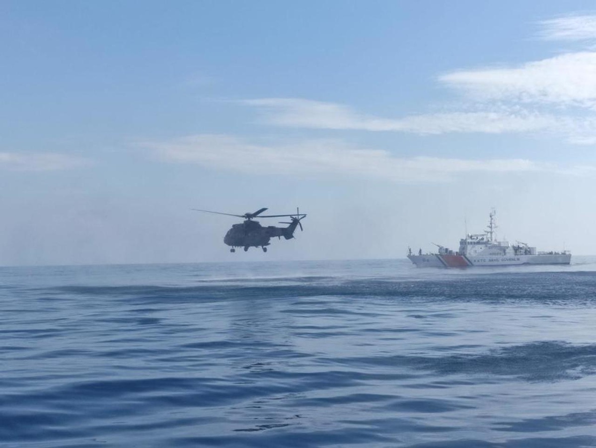 KKTC Güvenlik Kuvvetleri Komutanlığı, Akdeniz\'de arama kurtarma eğitimleri icra etti