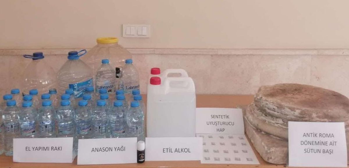Muğla\'da evinde tarihi eser ele geçirilen şüpheli gözaltına alındı
