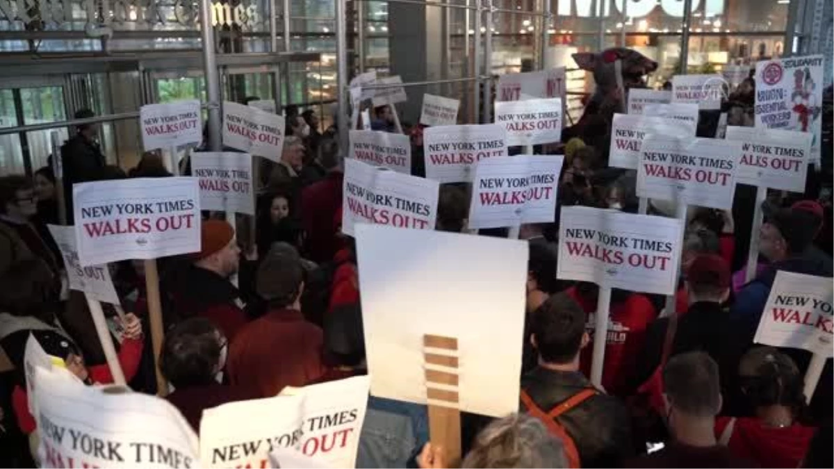 New York Times çalışanları, 24 saatlik grev kararı aldı
