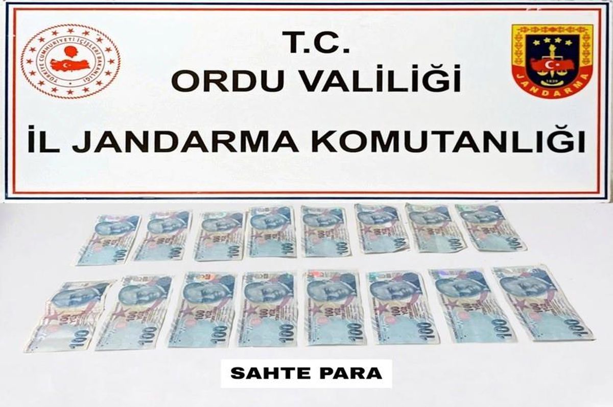 Ordu\'da sahte para operasyonu
