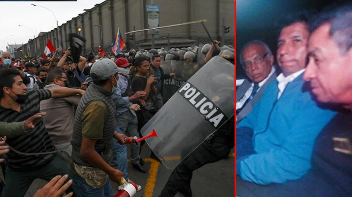 Peru\'da Cumhurbaşkanı Castillo, Peru Cumhuriyet Kongresi\'nin kararıyla tutuklandı! Tansiyonun yükseldiği ülkede sokaklar savaş alanına döndü