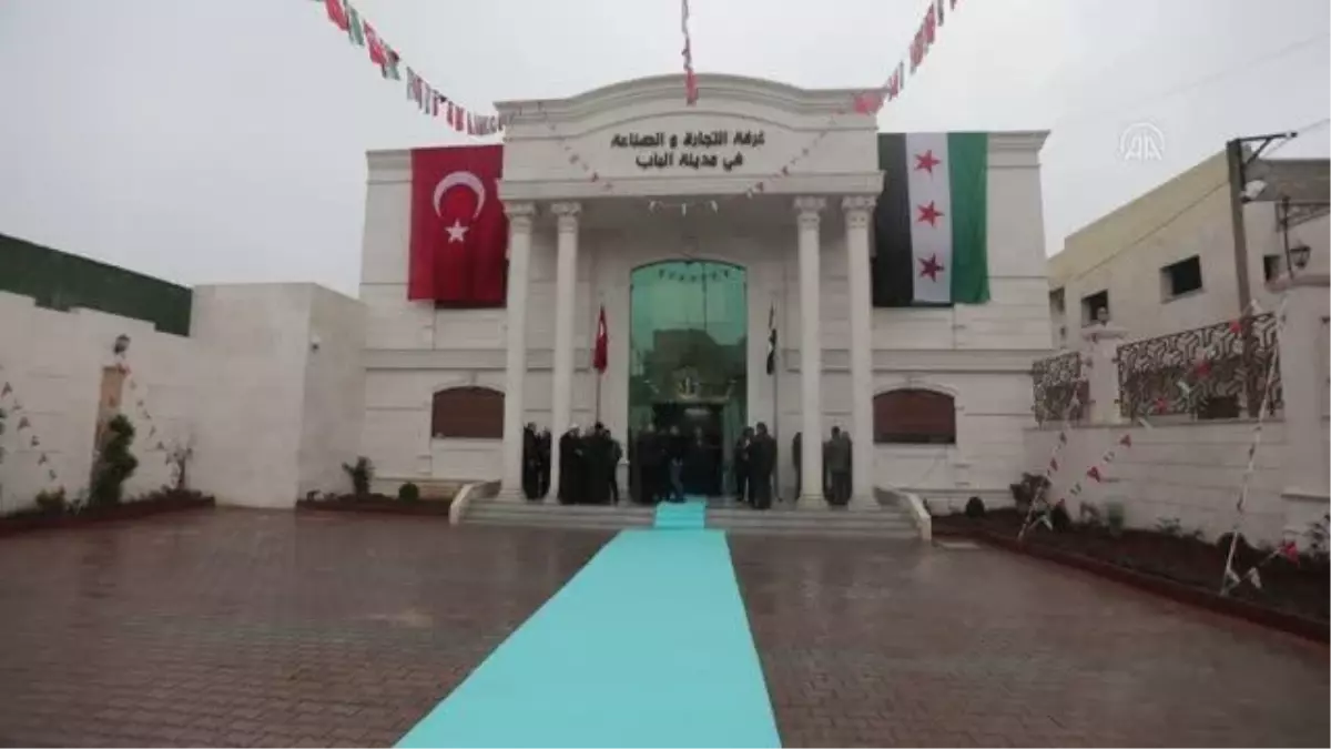 Suriye'nin kuzeyinde Bab Ticaret ve Sanayi Odasının yeni binası hizmete açıldı