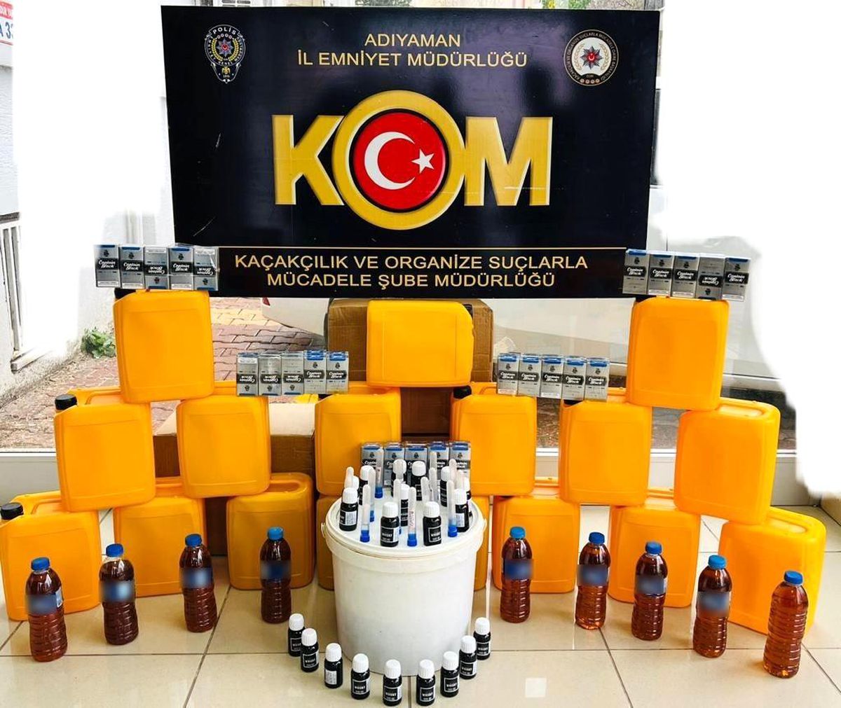 Adıyaman\'da sahte içki operasyonunda 1 kişi tutuklandı