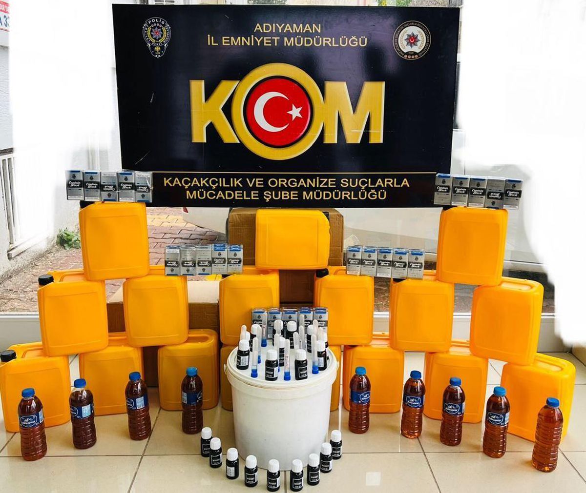 Adıyaman\'da sahte içki operasyonunda bir şüpheli tutuklandı