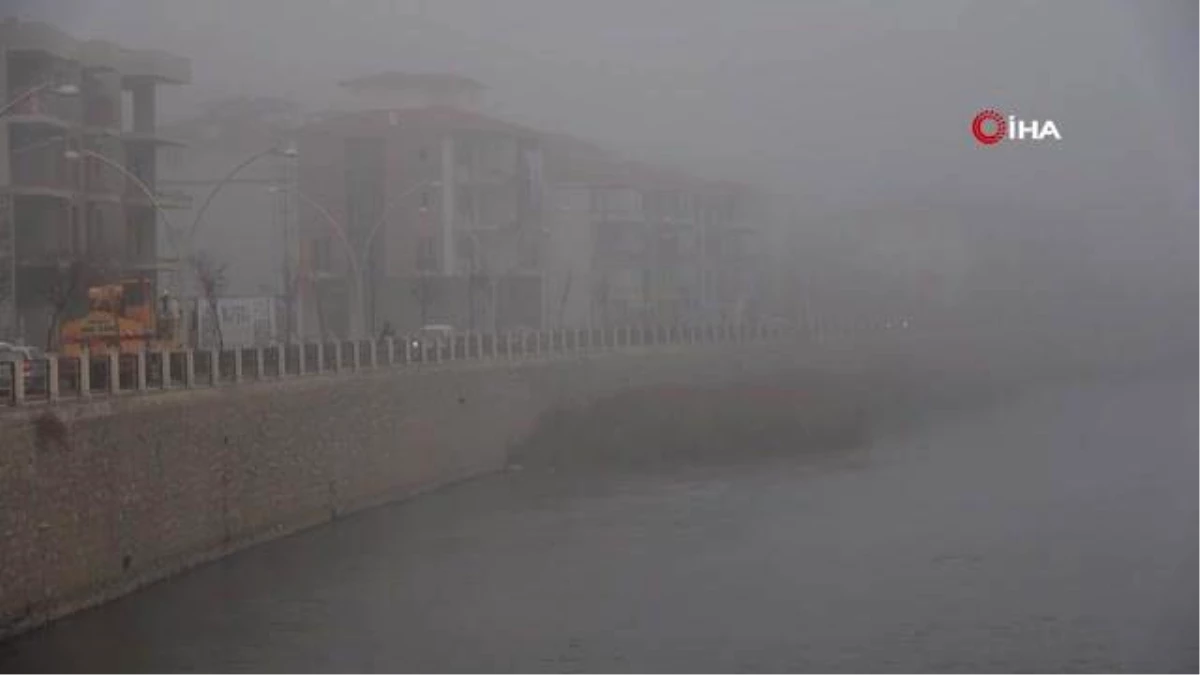 Amasya\'da yoğun sis etkili oldu, kartpostallık manzaralar oluştu