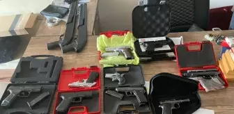 Ankara'da silah kaçakçılığı yapan 2 şebeke mensubu 5 zanlı gözaltına alındı