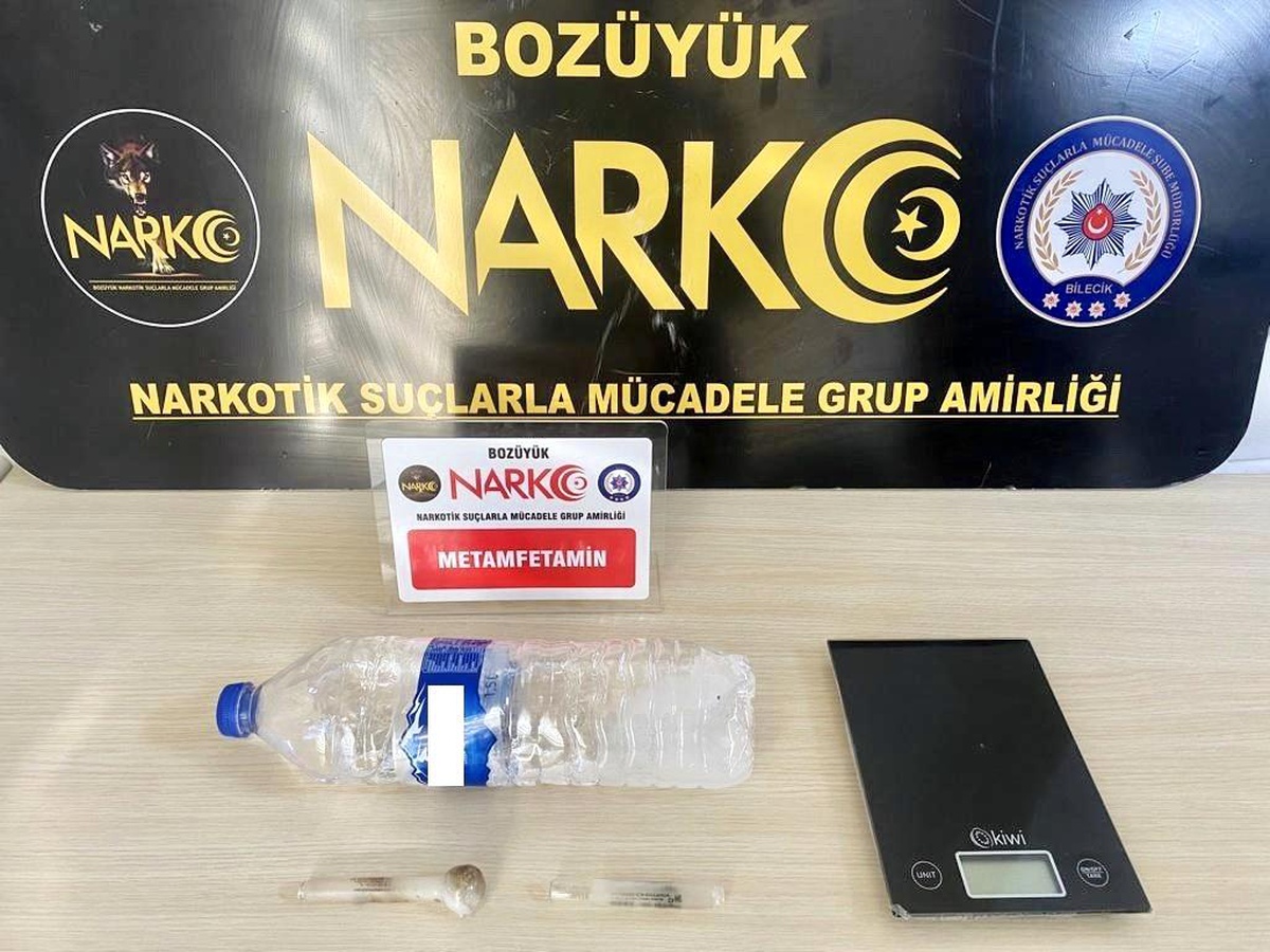 Bilecik\'te 585,20 gram sıvı metamfetamin maddesi ele geçirildi