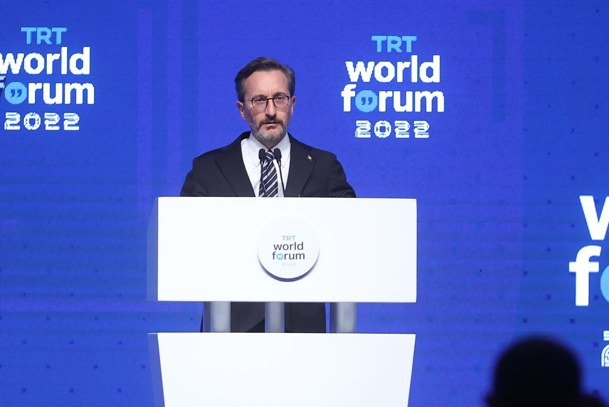 Cumhurbaşkanlığı İletişim Başkanı Altun, TRT World Forum 2022\'de konuştu Açıklaması