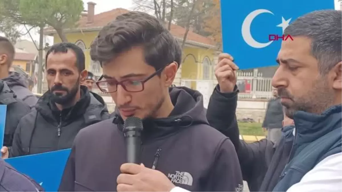 EDİRNE\'DE, CUMA NAMAZI ÇIKIŞI ÇİN PROTESTOSU