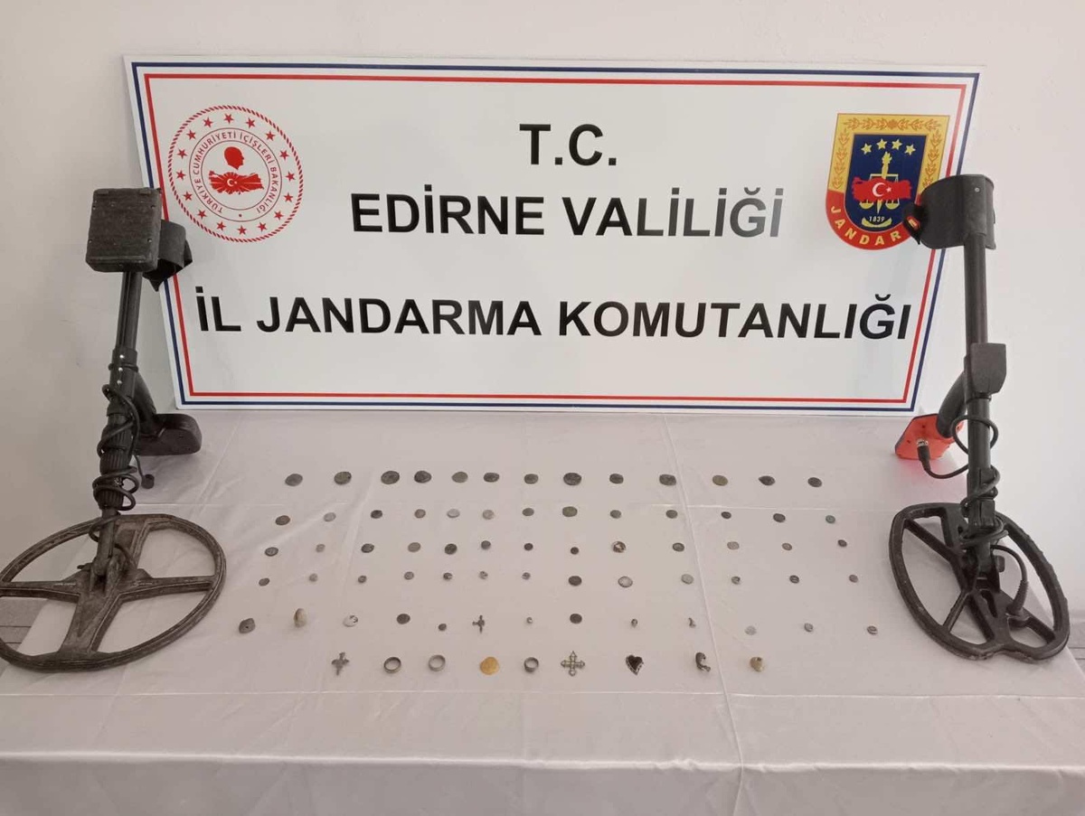 Edirne\'de tarihi eser kaçakçılığı operasyonunda 1 kişi gözaltına alındı