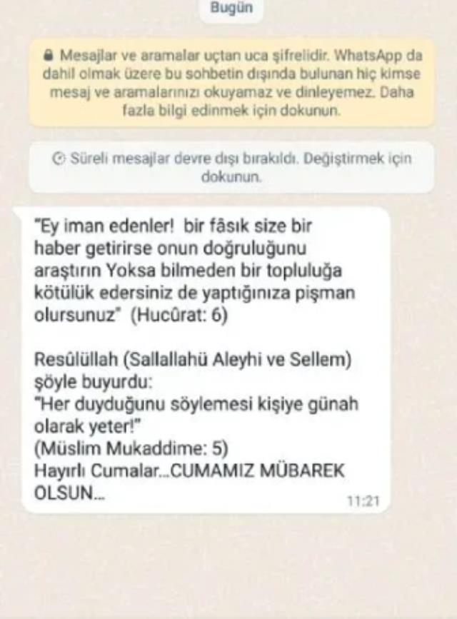 İstismar skandalı sonrası İsmailağa Cemaati'nden mensuplarına dikkat çeken WhatsApp mesajı