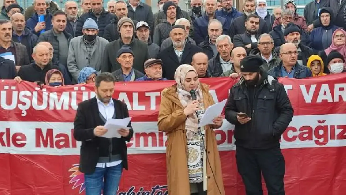 ŞAHİNTEPE MAHALLESİ SAKİNLERİ İMAR YASASINA İTİRAZ İÇİN TOPLU DAVA AÇTI