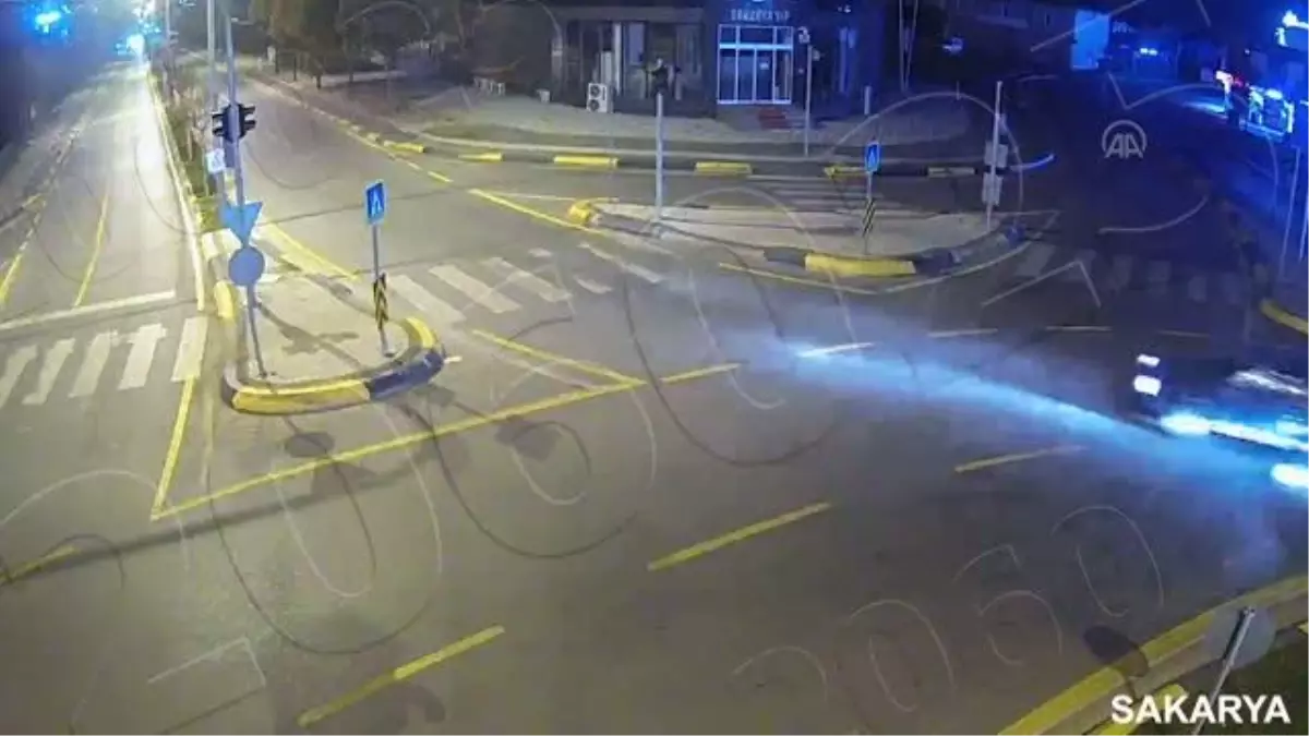 Sakarya ve Kocaeli'deki trafik kazaları KGYS kameralarınca kaydedildi