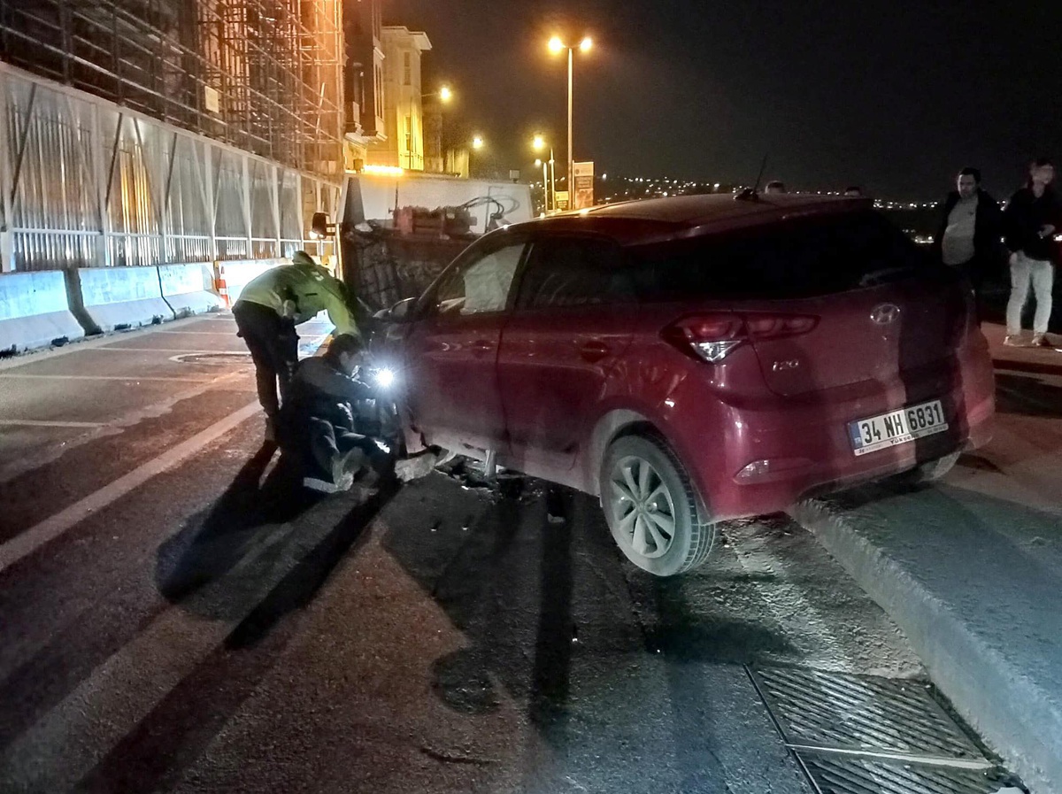 Sarıyer\'deki trafik kazasında 1 kişi yaralandı