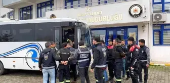 Sinop'taki silahlı kavganın tarafları adliyeye sevk edildi