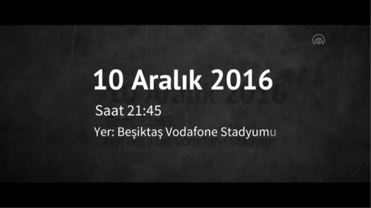 Beşiktaş Stadı\'ndaki terör saldırısının şehitleri anısına kısa film