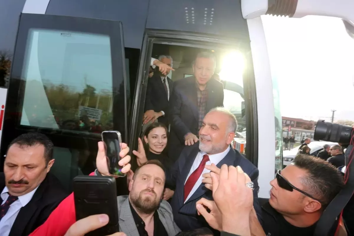 Canik\'te Cumhurbaşkanı Erdoğan\'a sevgi seli